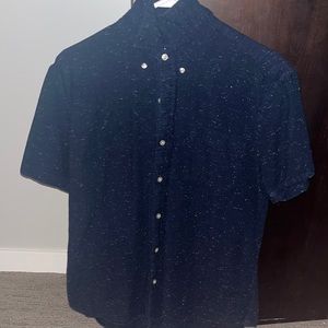 Sonoma Large Navy Blue Button Down Shirt